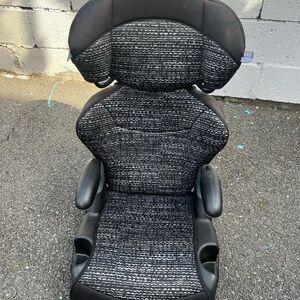 Kids Black and Gray Booster Seat